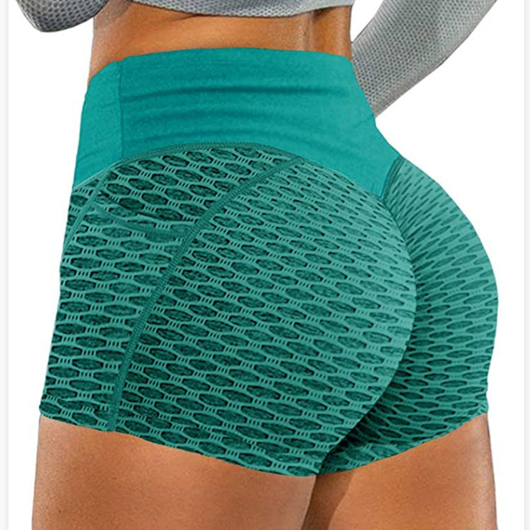 Leggings For Women plus Size Honeycomb Yoga Shorts Women's Sports Jacquard Shorts Honeycomb Pocket Fitness Yoga Shorts