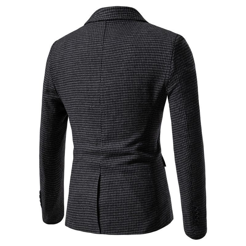 Men's Jackets Knitted Slim Fit Suit M-3XL