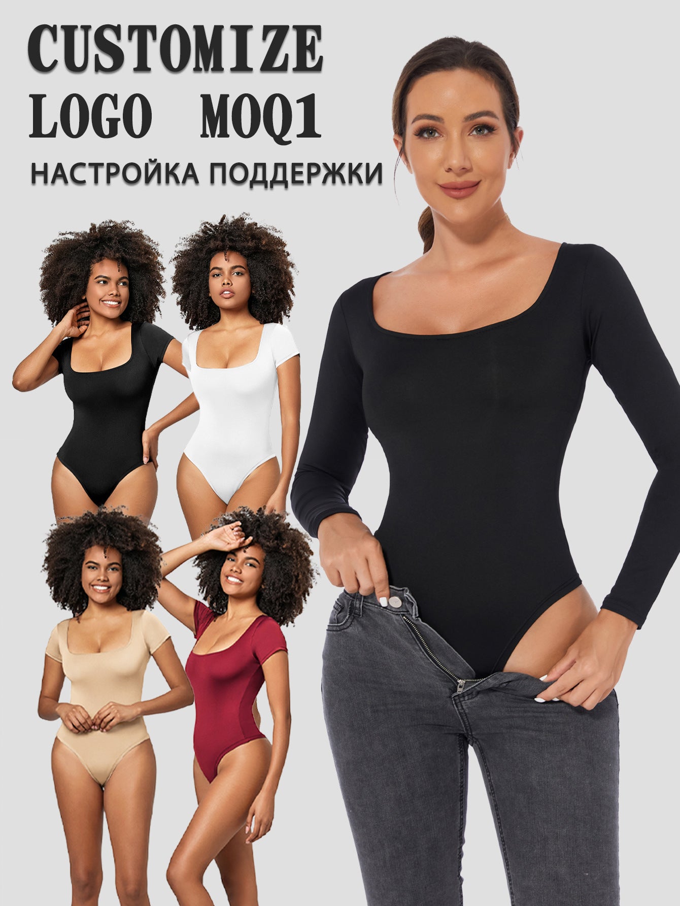 Slim Bodysuit for Women Slim Bodysuit for Women plus Size Women's Slim Bottoming Shirt T-shirt Long Sleeve Women's Jumpsuit Bodysuit Women's Shirt